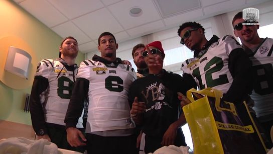 Video of the Day - Ohio visits Children's hospital as part of Dollar General Bowl