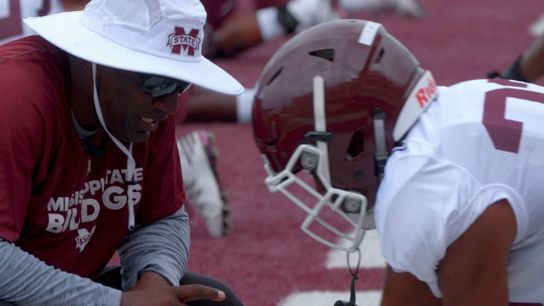 Video of the Day - Mississippi State Corners coach Terrell Buckley wired for sound