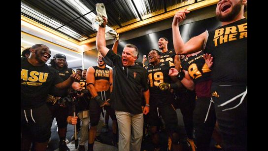 Video of the Day - Inside the Sun Devil locker room after upsetting #5 Washington