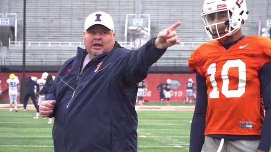 Video of the Day - Mic'd up at Illinois with OC / QBs coach Rod Smith (Video of the Day)