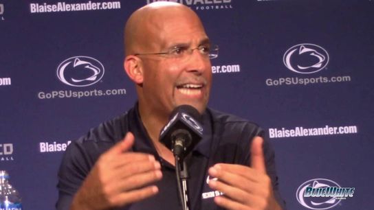 James Franklin explains why he believes in coaching up his guys harder after a win (Penn State)