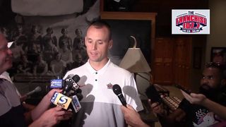 New Oklahoma State OC Sean Gleeson is tired of the media's "transition" from Princeton questions (transition)