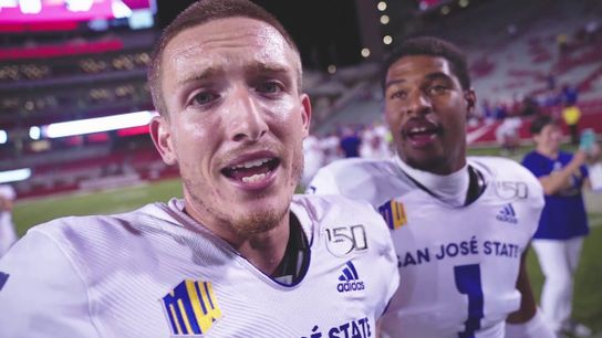 Video of the Day - Post game reaction from SJSU after win over Arkansas