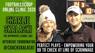 Perfect plays and empowering your quarterback to make checks at the line with Charlie Skalaski of The Apprentice School (VA) (charlie skalaski)