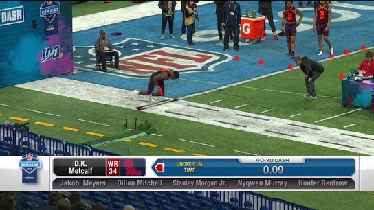 We're close to seeing the NFL Combine's 40-time become obsolete (GPS)