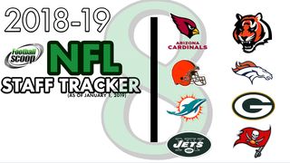 The Scoop NFL #StaffTracker - 2018-19 new head coaches and their staffs (NFL)