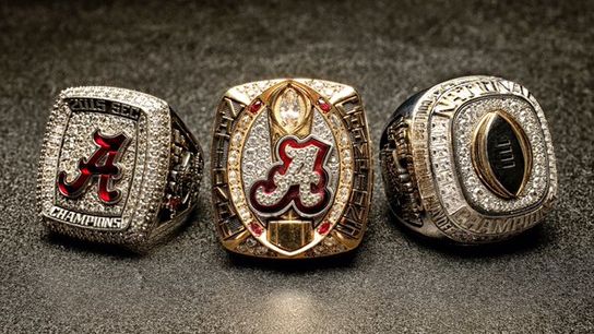 Alabama's championship rings are in (Alabama)