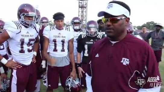Watch Texas A&M go nuts as Kevin Sumlin cancels practice for a trip to the movies