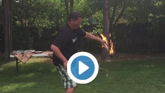 Your OC may be tough, but will he spin a fire torch between his legs? (torch)