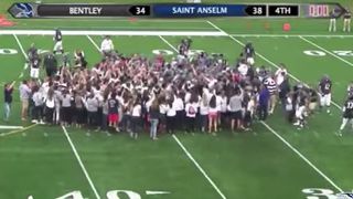 D-II fans storm the field as team that went 1-11 last year starts 2014 at 3-0 (D-II)