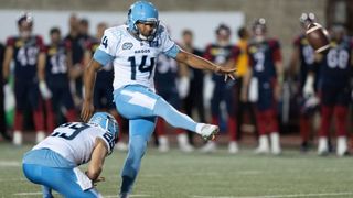 A missed field goal during a tie won the game for a team last night (CFL)