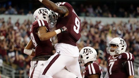 Video: On the field and inside the locker room after A&M's defeat of Arkansas (Featured)