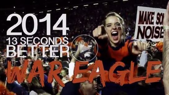 Auburn's 2014 hype video focuses on being 13 seconds better