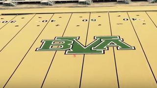 A Pennsylvania HS is putting the finishing touches on some new gold turf (high school)