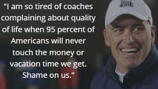 ODU head coach Bobby Wilder: “I am so tired of coaches complaining about quality of life" (Featured)