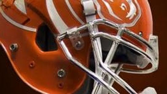 Photo: Boise State has a sick new orange helmet