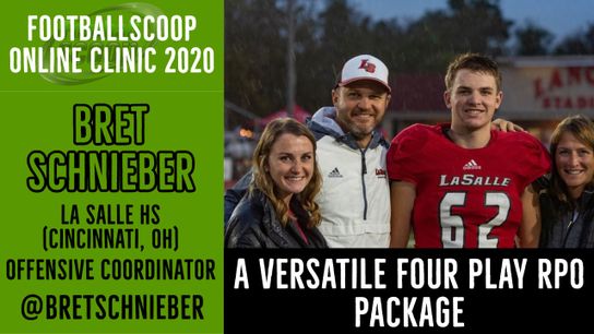 A versatile four-play RPO package from La Salle HS (Cincinnati, OH) offensive coordinator Bret Schnieber (la salle)