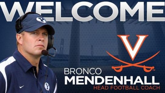BYU's Bronco Mendenhall will be the new head coach at Virginia (Top)