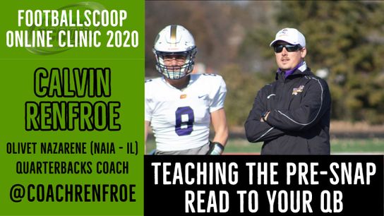 10-Minute Clinic: A systematic approach to teaching the pre-snap read with Olivet Nazarene's (NAIA - IL) Calvin Renfroe (olivet nazarene)