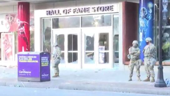 College Football Hall of Fame severely damaged by protesters (Featured)
