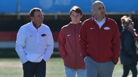 Taking some heat publicly, Chad Morris vows to stick to his Friday night routine of making it to his son's game (Arkansas)