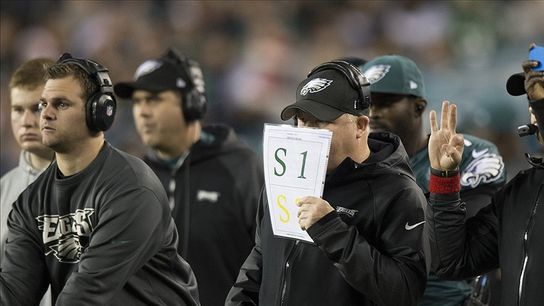 Photo: Here's Chip Kelly's play sheet from Monday night (Featured)