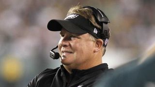 Chip Kelly: "I'm not Mr. Miyagi, just tell me if they can go or not" (Chip Kelly)