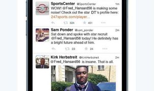 Clemson uses ESPN anchors, and Carrie Underwood to impress top DL recruit (twitter)