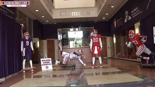 Start your Monday off with Clemson's mannequin prank