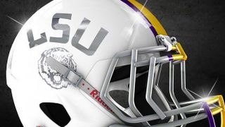 Graphic designers have fun new concepts for 56 college football helmets (LSU)