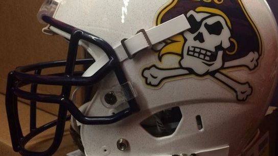 ECU has new #OperationSnow helmets for tonight (Featured)