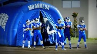 Behold: The greatest field entrance in football history. Period. (moanalua)
