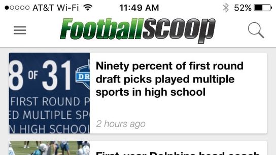FootballScoop apps now available for iPhone & Android devices (Featured)