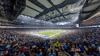 This plan would start the spring season in January, and reportedly has NFL cooperation (spring season)