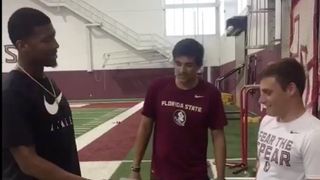 Scholarship Alert: Jameis makes an equipment manager's day (Jameis Winston)
