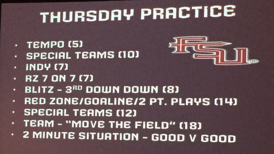 FSU Thursday FSU Thursday