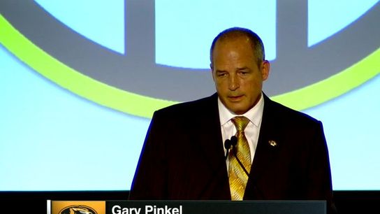 Gary Pinkel on the facilities arms race at #SECMD: "If you don't see cranes up, something's wrong"