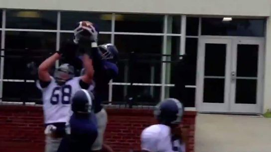 Video: Here's an idea to show your big fellas some love and spice up practices (Georgia Southern)