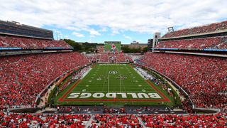 Georgia encouraging fans to wear pink in honor of Wendy Anderson (Arkansas State)
