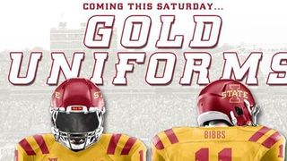 Photo: Iowa State will wear all gold unis this Saturday (Iowa State)