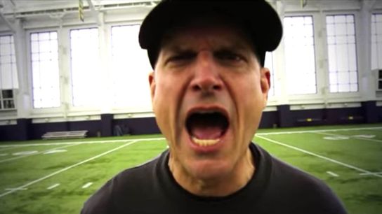 Every Big Ten team is debating this today (Jim Harbaugh)