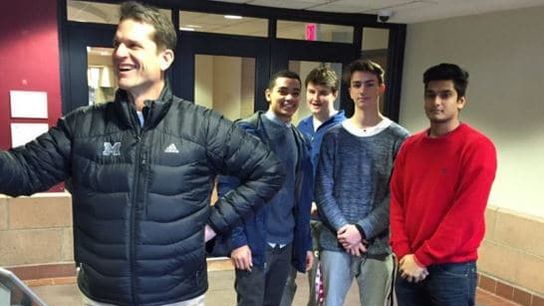 Behind Harbaugh's recruiting approach: Where most coaches see NCAA rules as roadblocks, Jim Harbaugh sees opportunities (Featured)