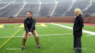 HBO's "Real Sports" is doing a feature on Jim Harbaugh (Jim Harbaugh)