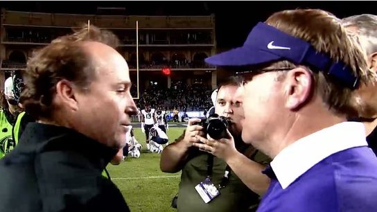 Gary Patterson to Dana Holgorsen, "What's our chance against Baylor?"