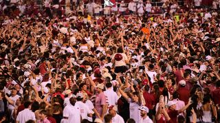 Sam Pittman thinks his A.D. might be mad at him after Arkansas stuns No. 4 Tennessee (Nico Iamaleava)