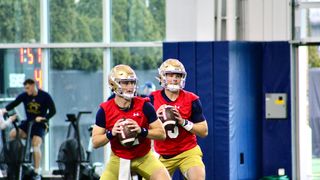 Have Marcus Freeman, Notre Dame found QB of future? CJ Carr sparkles in scrimmage (CJ Carr)