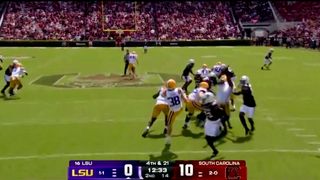 LSU's Brian Kelly says South Carolina punt-block illegal, asking SEC to review (LSU)