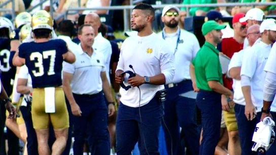 Marcus Freeman explains Notre Dame's process to help avoid a UNLV, Matthew Sluka situation (Notre Dame)
