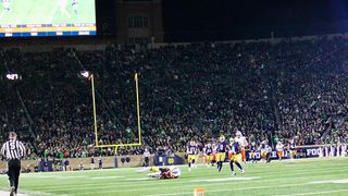 Controversial call leads to Virginia touchdown against Notre Dame (ACC Officiating)