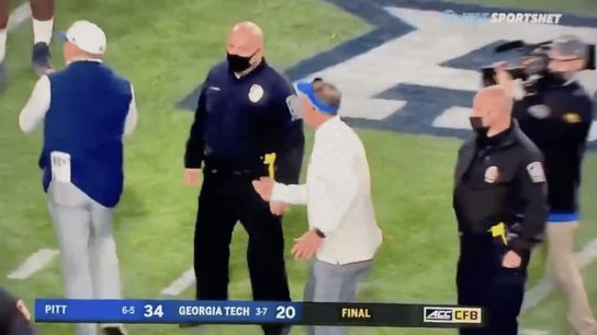 Narduzzi Tweets 'cold showers,' talks 'Baloney' hand-shake (Georgia Tech)